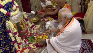 Watch: PM Modi offers prayers at Mahakal Temple in Ujjain