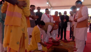 Amit Shah lays foundation for expansion of Gwalior's Rajmata Vijayaraje Scindia airport terminal