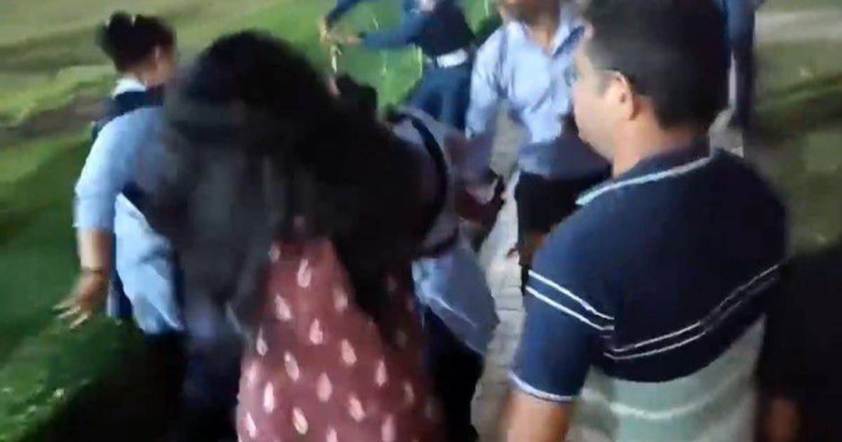Watch: Clash in Noida society turns violent; female security guard assaulted