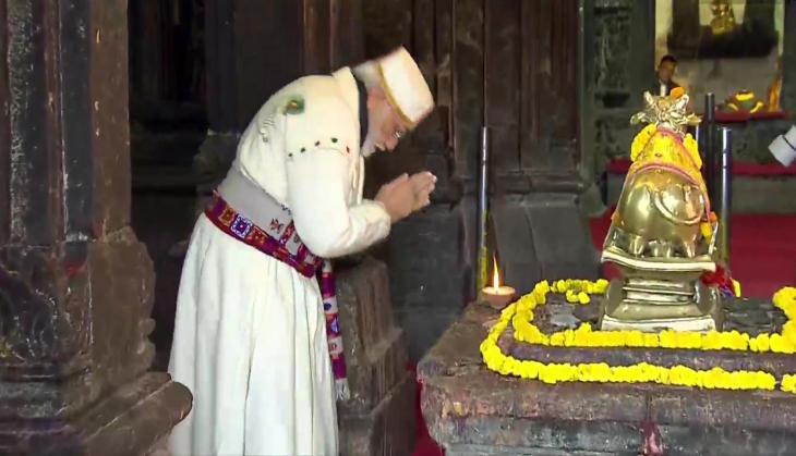 PM Modi performs puja at Kedarnath Temple