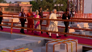 PM Modi inspects Ram Janmabhoomi Teerth Kshetra site in Ayodhya