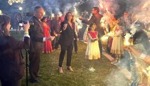 US Vice President Kamala Harris celebrates Diwali with Bollywood music[WATCH]