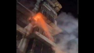 Maharashtra man aims Diwali rockets at apartment building; video goes viral [WATCH]