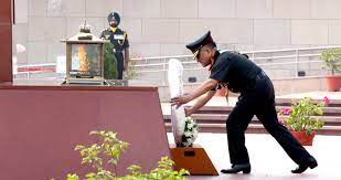 CDS Anil Chauhan lays wreath at National War Memorial on Infantry Day