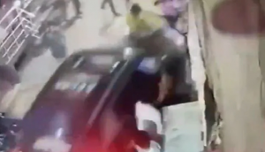 Delhi street brawl turns ugly! Angry driver rams car over onlookers | [watch video]