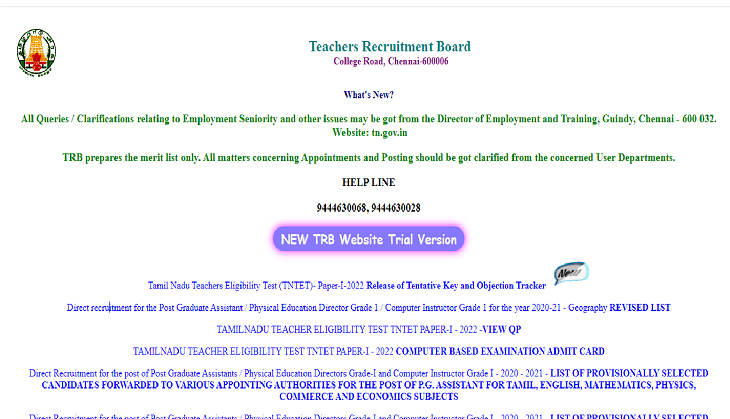 TNTET answer key 2022 out; check in 3 simple steps
