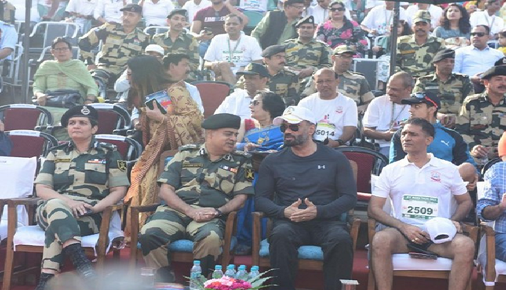 BSF organizied a marathon from Amritsar to Attari