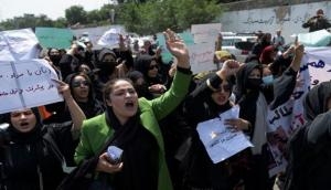 Afghan women stage protests in Kabul over concerns on female employment