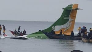 Passenger plane crashes into Tanzania's Lake Victoria; watch rescue operation