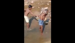 Drunk man gets bitten by python while fishing; video goes viral [Watch]