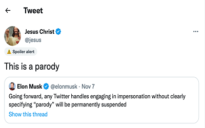 Blue tick saga: Jesus Christ gets verified Twitter account. Thanks to Elon  Musk - Hindustan Times