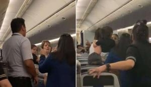 United Airlines passenger assaults flight attendant; video goes viral [WATCH]