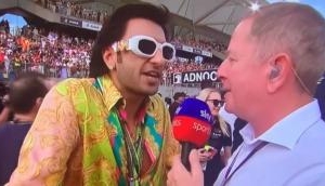 Formula 1 veteran Martin Brundle asks Ranveer Singh 'who are you' at race event [VIDEO]