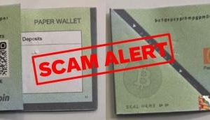 Australia Alert: Crypto paper wallets lying in public places; latest scam to drain your crypto holdings