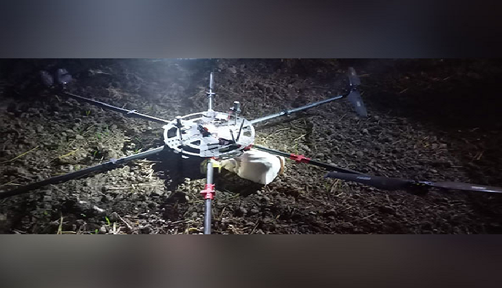 Punjab: BSF shoots down drone in Amritsar, recovers suspicious polythene bag
