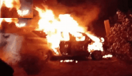 Rajasthan: Man burnt alive in car accident