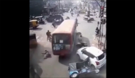 Driver suffers heart attack, bus rams several vehicles; 2 dead [Viral Video]