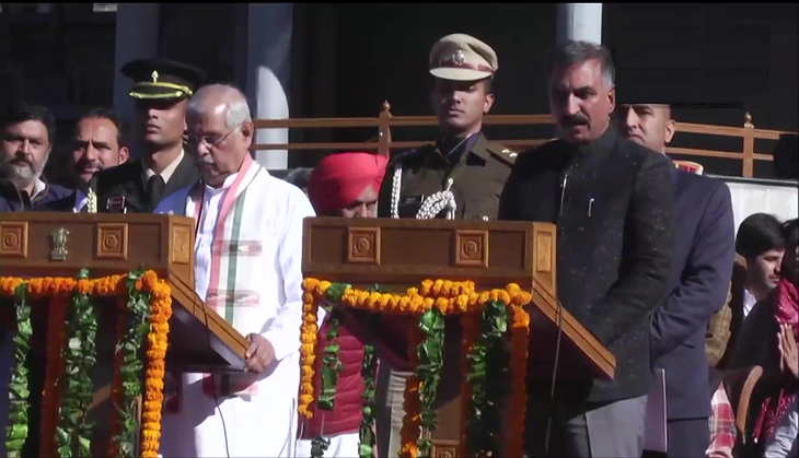 Sukhwinder Singh Sukhu takes oath as 15th CM of Himachal [Watch]