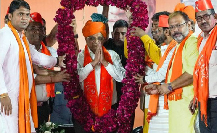 CMs of BJP-ruled states take part in oath-taking ceremony of Gujarat CM Bhupendra Patel