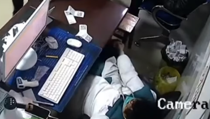 Exhausted doctor collapses in hospital as Covid sweeps China; video goes viral