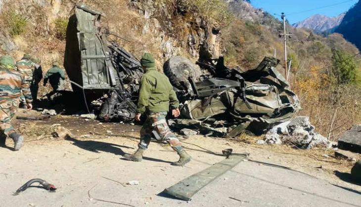 16 Army jawans die in north Sikkim road accident, 4 injured