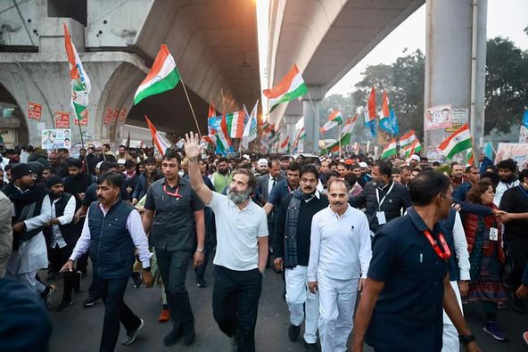 Rahul Gandhi violated security guidelines on 113 occasions since 2020 including in Delhi leg of Bharat Jodo Yatra: CRPF