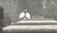 Rahul Gandhi pays tribute to Indira Gandhi and Rajiv Gandhi