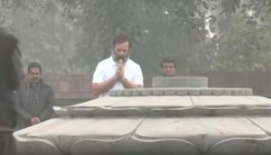 Rahul Gandhi pays tribute to Indira Gandhi and Rajiv Gandhi