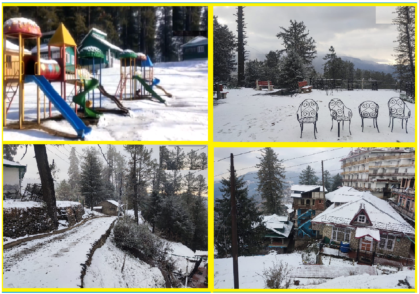 Watch: Fresh snowfall gracing Jammu & Kashmir, Himachal is a sight to behold