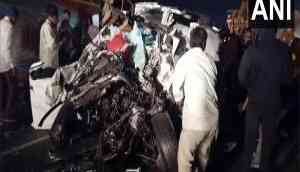 Gujarat: Nine dead as bus collides with SUV in Navsari