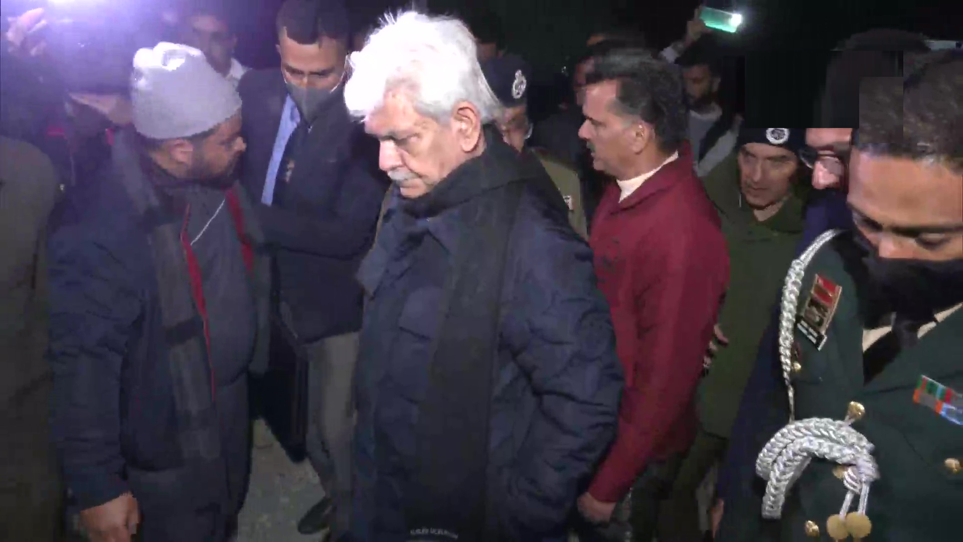 LG Manoj Sinha visits Dhangri village in J&K's Rajouri where 4 killed in terror attack