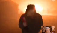 Ukraine Shocking Video: Journalist narrowly escapes from Russian missile