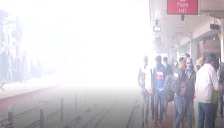 Varanasi: Dense fog, cold waves engulfs city; several trains running late  