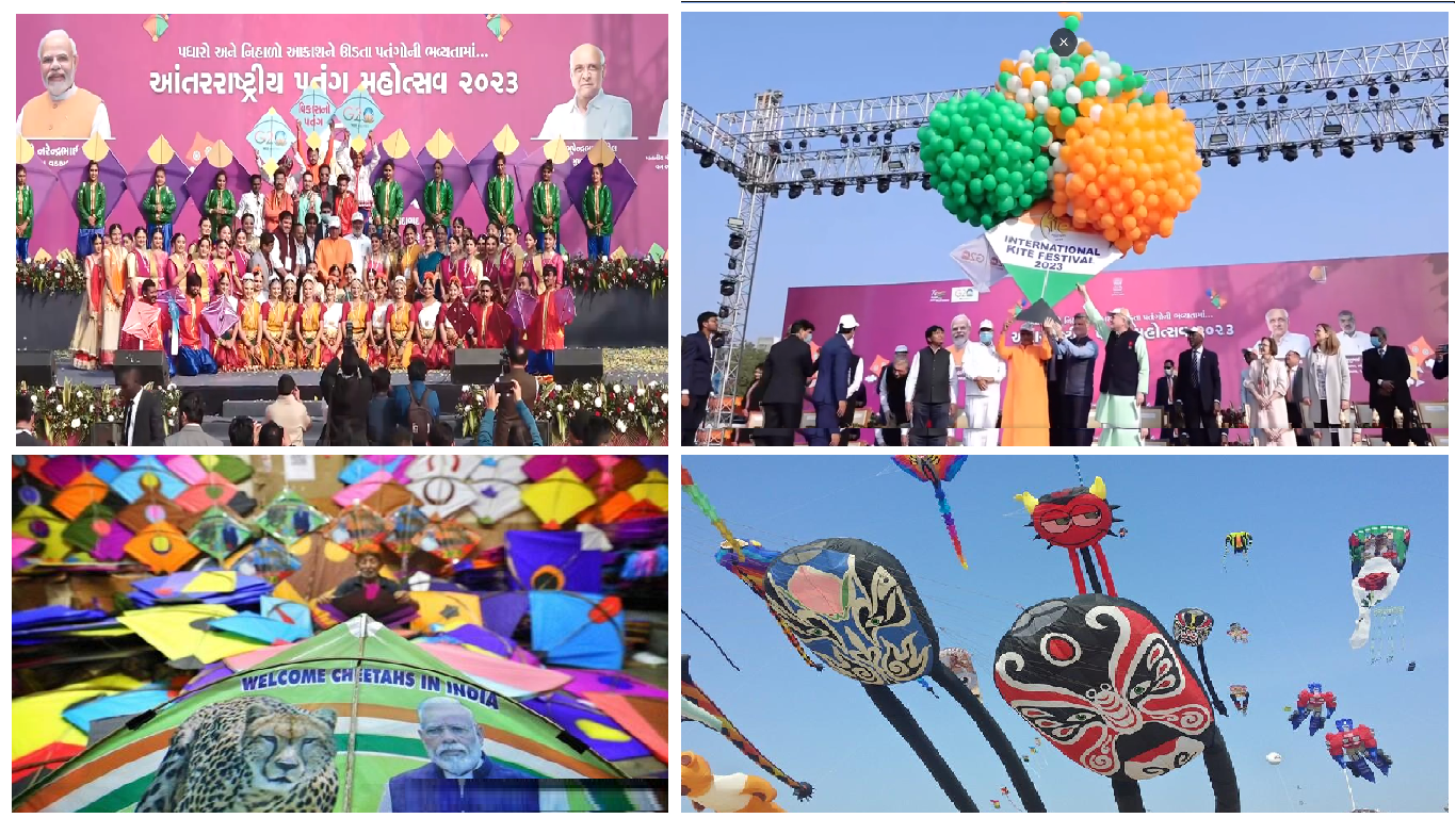 ‘Kai Po Che’: International Kite Festival 2023 begins in Gujarat [WATCH]