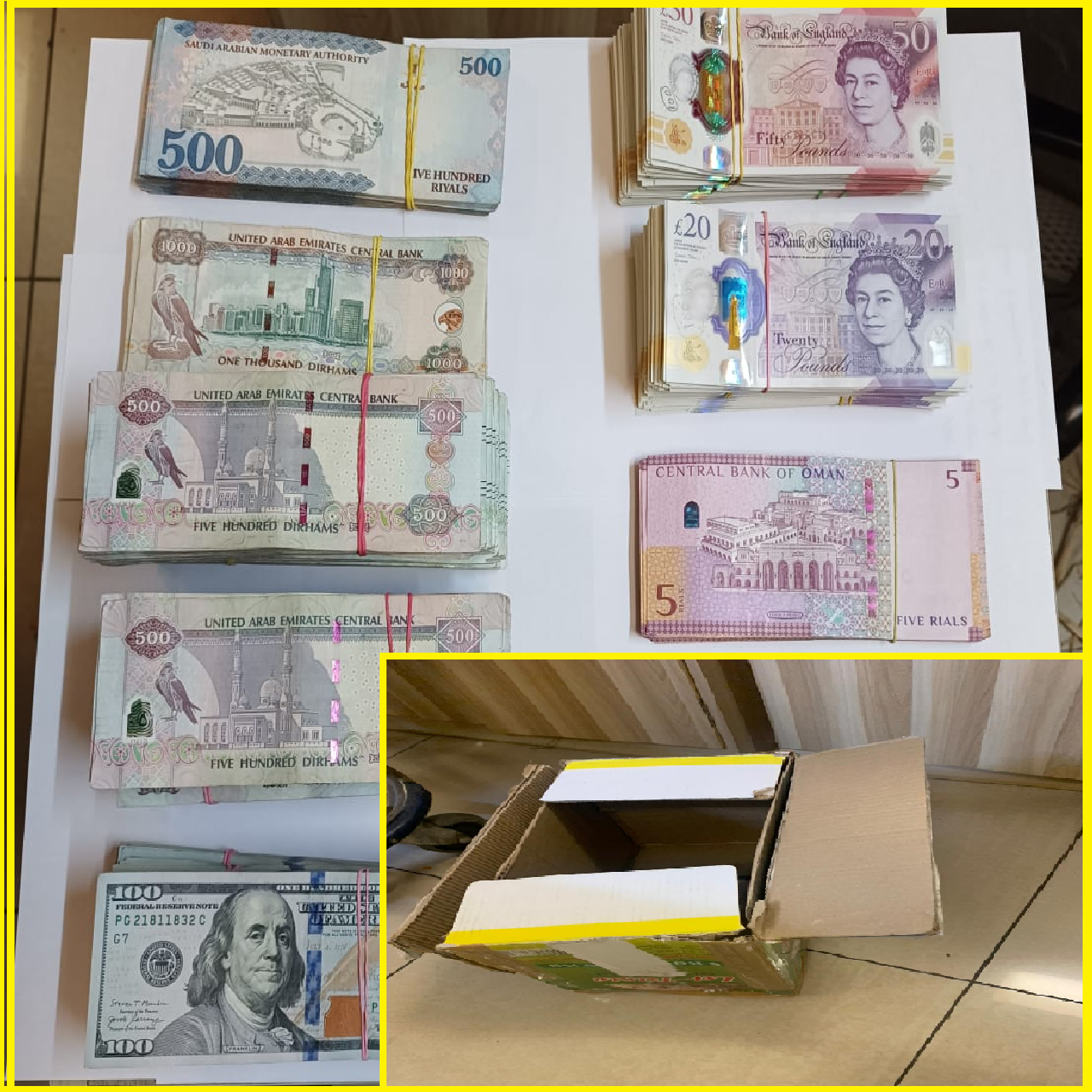 Fruits, cartons and 1.5 crore! Watch how Customs seizes foreign currency at Mumbai Airport