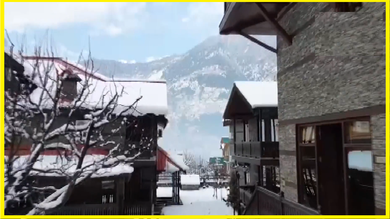 Himachal Pradesh: Tourists flock to Mandi, Shimla after heavy snowfall [DRONE SHOT, PICS INSIDE]