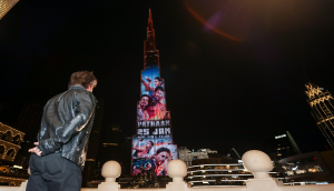 Watch ‘Pathaan’ trailer gets projected on Burj Khalifa; Shahrukh does signature step