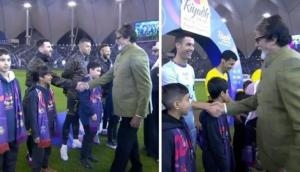 Amitabh Bachchan meets Cristiano Ronaldo, Lionel Messi in Riyadh, says 'what an evening'