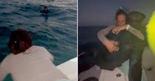 US family find their missing son lost at sea; watch emotional moment