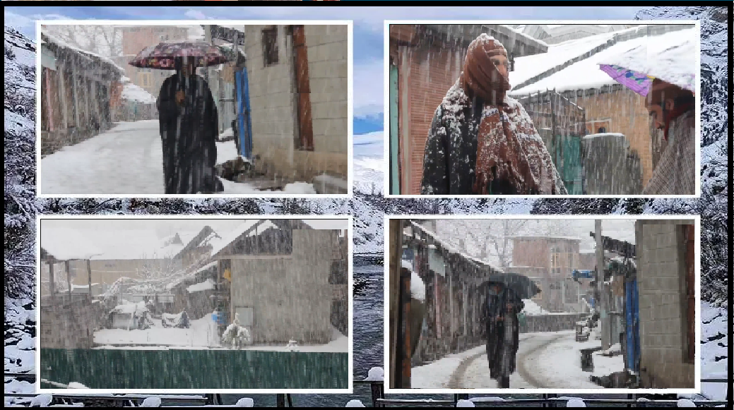 Watch: Fresh snowfall turns Kashmir’s Anantnag into winter wonderland; weather forecast