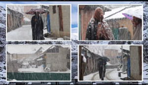 Watch: Fresh snowfall turns Kashmir’s Anantnag into winter wonderland; weather forecast