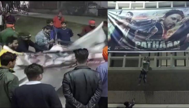 Pathaan movie posters torn, burnt outside cinema hall in Bihar [WATCH]