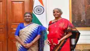 Nirmala Sitharaman meets President Murmu ahead of Union budget presentation