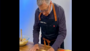 Wait What? Bill Gates makes ‘Roti’, eats it with ghee [WATCH]