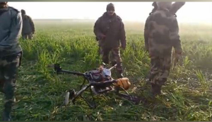 Punjab: BSF troops shoot down Pak drone in Amritsar sector, recover contraband