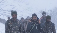 J-K: Indian Army rescues pregnant woman; amid snowfall jawans carried her on shoulders for 5 km in Kupwara village