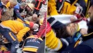 NDRF team rescues 8-year-old girl alive from rubble in Turkey [WATCH]