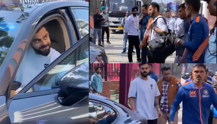 Virat Kohli leaves in swanky car after practice; fans go berserk [WATCH]