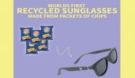 Made in India: World's first recycled sunglasses from packets of chips