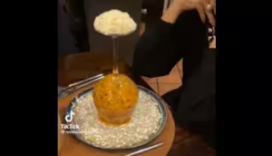 Taken too far! Watch restaurant serves pasta in upside down wine glass; internet baffled
